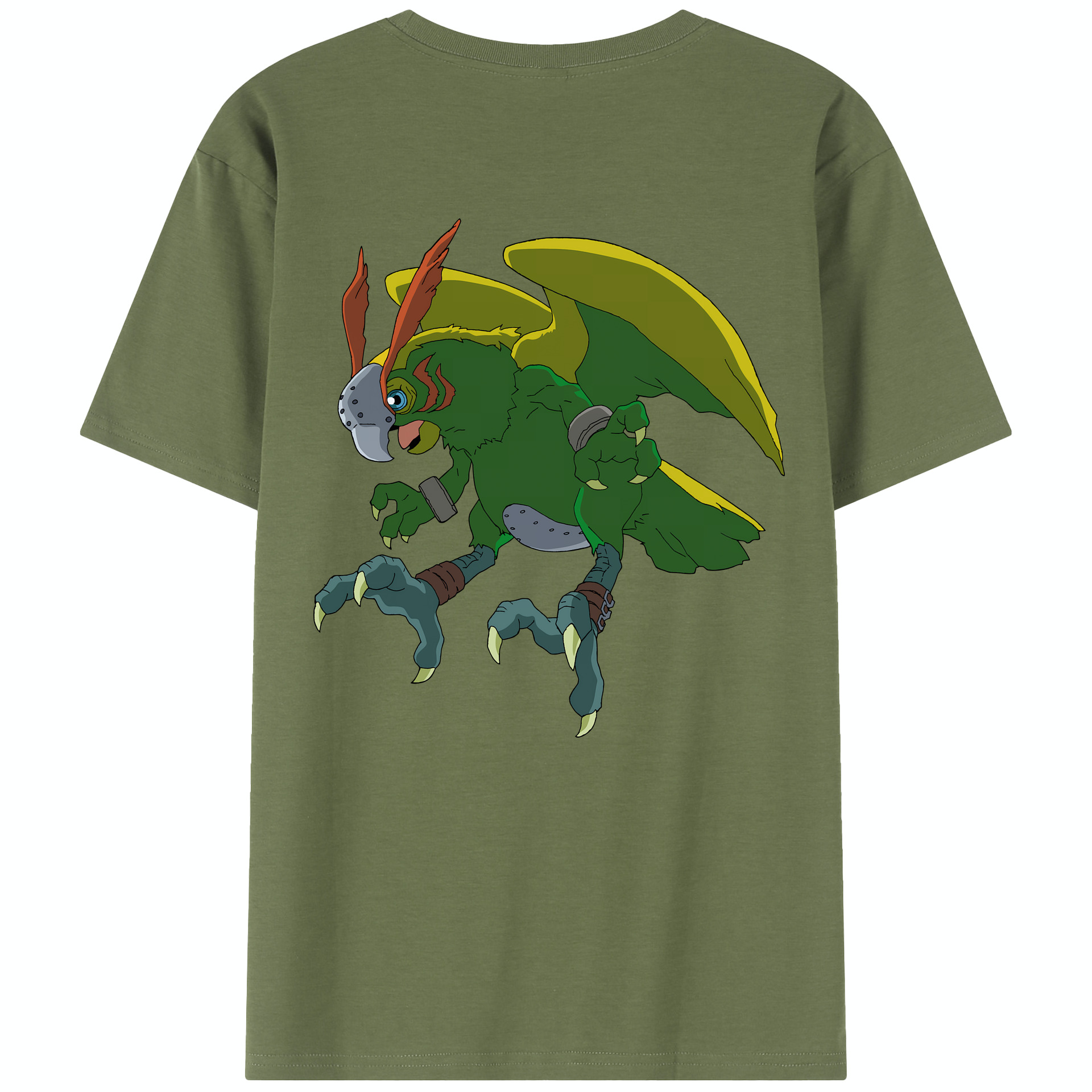 （画像用） Digimon デジタルモンスター/デジモン 綿100％半袖Tシャツ（背面プリント）